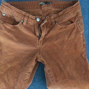Prana rust colored corduroys